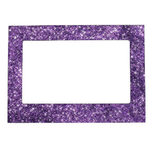 Purple glittery frame