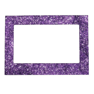 Purple glittery frame