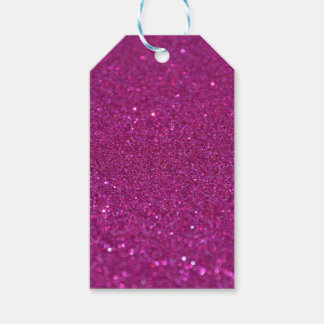 Purple Glittery Gift Tags