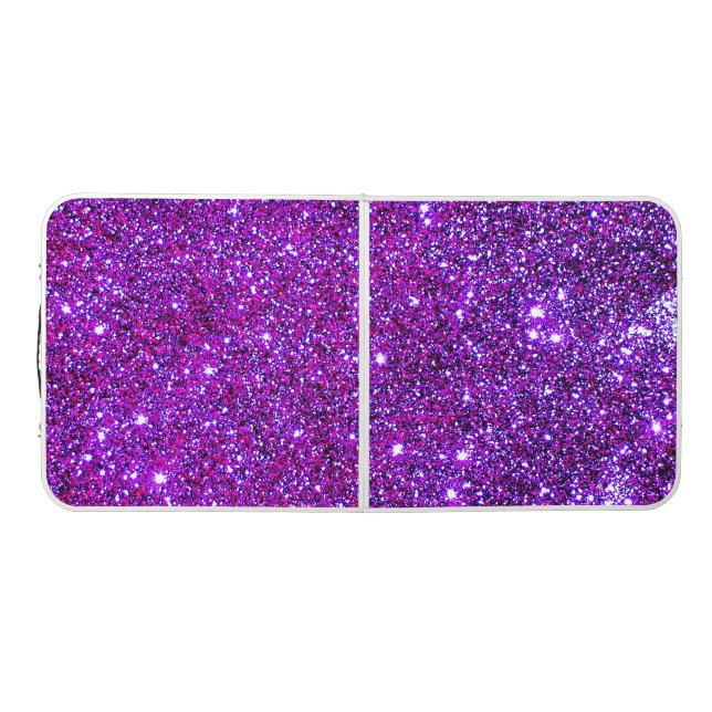 Purple Glittery Sparkly Girly Glam Table Tennis (Top)