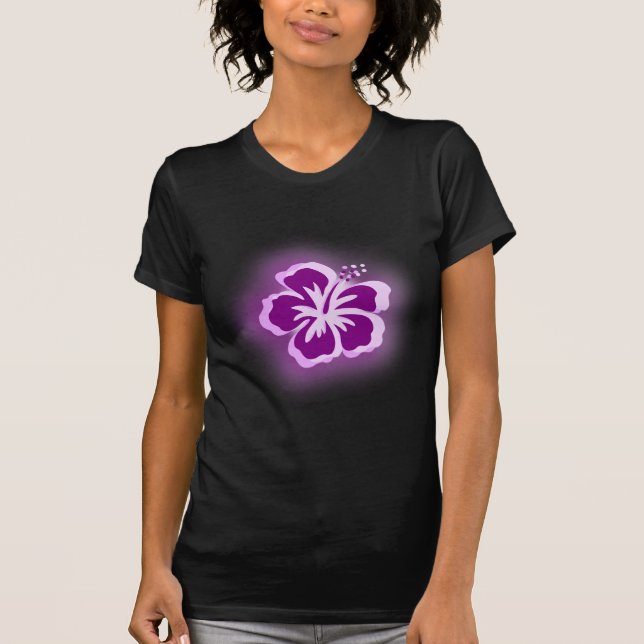 purple glow designs T-Shirt (Front)