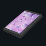 Purple Glow Heart Photo Wallet<br><div class="desc">Purple Glow Heart Photo Wallet | Personalized Wallet Available in 6 Colors Keep your essentials stylishly organized with this Purple Glow Heart photo wallet. Featuring floating lavender and purple hearts over a soft pastel glow, this wallet is both practical and enchanting. Personalize it with a favorite photo, name, or initials...</div>