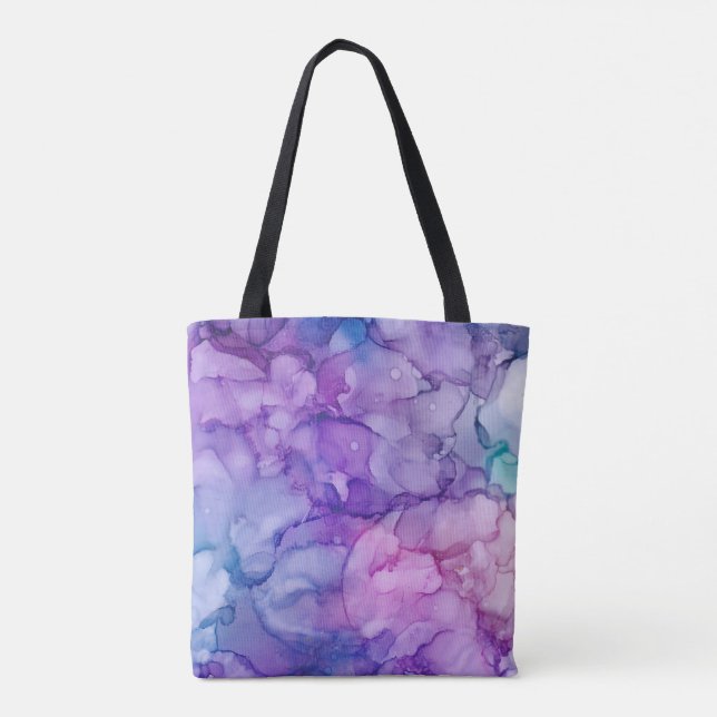 Purple Glow Tote Bag (Back)