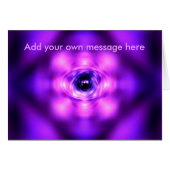 Purple glowing atom (Front Horizontal)