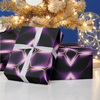 Purple Glowing Hexagon 