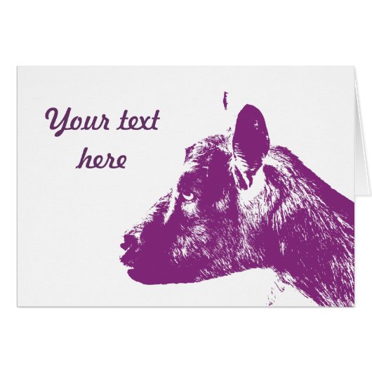 Purple Goat Cards (Front Horizontal)