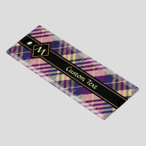 Purple, Gold and Blue Tartan