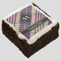 Purple, Gold and Blue Tartan Brownie