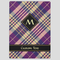 Purple, Gold and Blue Tartan Clipboard