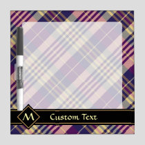 Purple, Gold and Blue Tartan Dry Erase Board