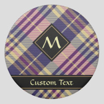 Purple, Gold and Blue Tartan Eraser