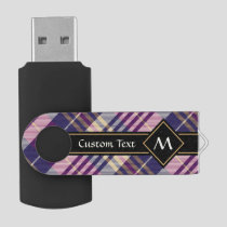 Purple, Gold and Blue Tartan Flash Drive