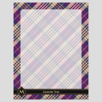 Purple, Gold and Blue Tartan Flyer