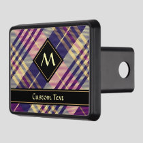 Purple, Gold and Blue Tartan Hitch Cover