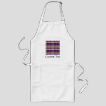 Purple, Gold and Blue Tartan Long Apron