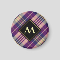 Purple, Gold and Blue Tartan Magnet