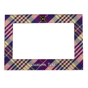 Purple, Gold and Blue Tartan Magnetic Frame
