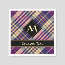 Purple, Gold and Blue Tartan Napkins