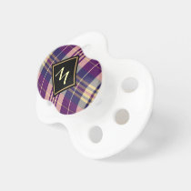 Purple, Gold and Blue Tartan Pacifier