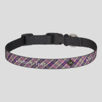 Purple, Gold and Blue Tartan Pet Collar