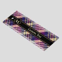 Purple, Gold and Blue Tartan Ruler