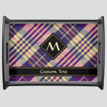 Purple, Gold and Blue Tartan Serving Tray