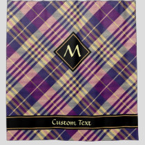 Purple, Gold and Blue Tartan Shower Curtain