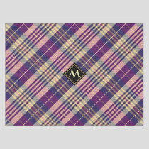 Purple, Gold and Blue Tartan Tablecloth