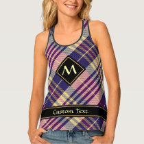 Purple, Gold and Blue Tartan Tank Top