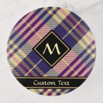 Purple, Gold and Blue Tartan Trinket Trays
