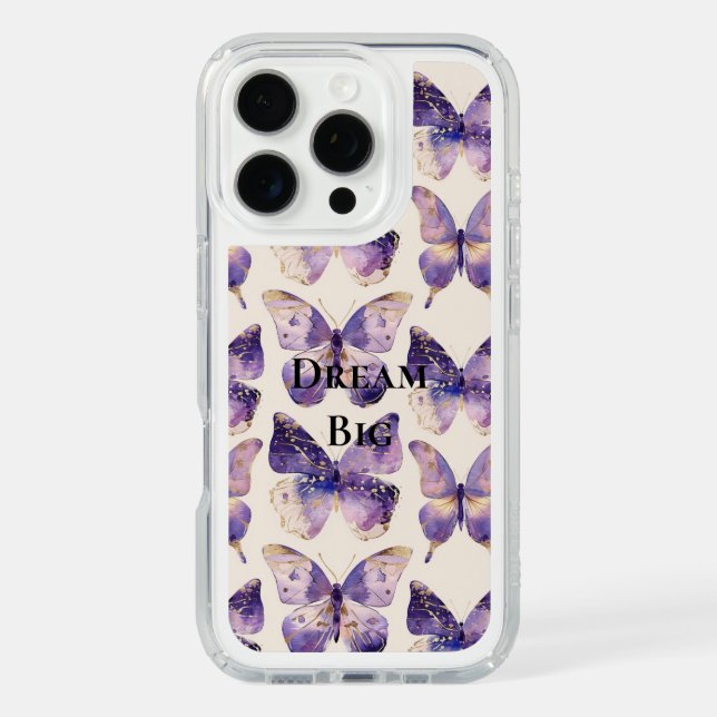 Purple Gold Butterflies  Speck iPhone Case (Front)