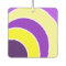 Purple & Gold Circles Car Air Freshner
