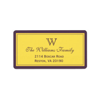 Purple Address Labels & Purple Mailing/Shipping Label Templates