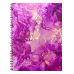 Purple Gold Electric Storm | Trendy, Feminine Notebook