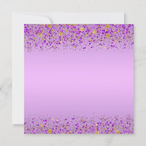 Purple Gold Ethnic Princess Baby Shower Invitation | Zazzle