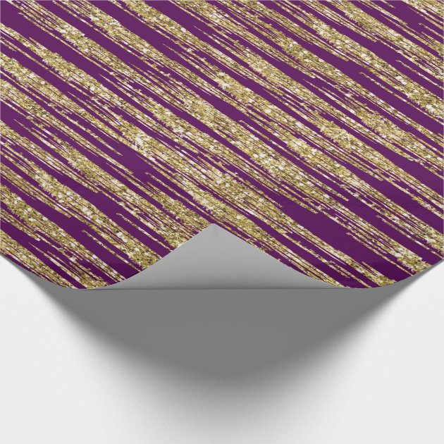 Purple and deals gold wrapping paper