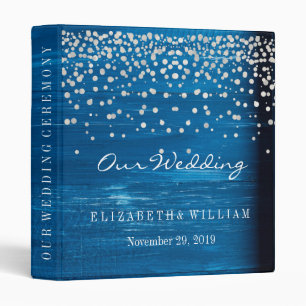 Purple Gold Glitter Faux Foil Confetti Personalize 3 Ring Binder