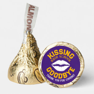 Purple & Gold Graduation Class of ANY YEAR Hershey®'s Kisses®