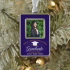 Purple Gold Graduation Custom 2025 Graduate Photo