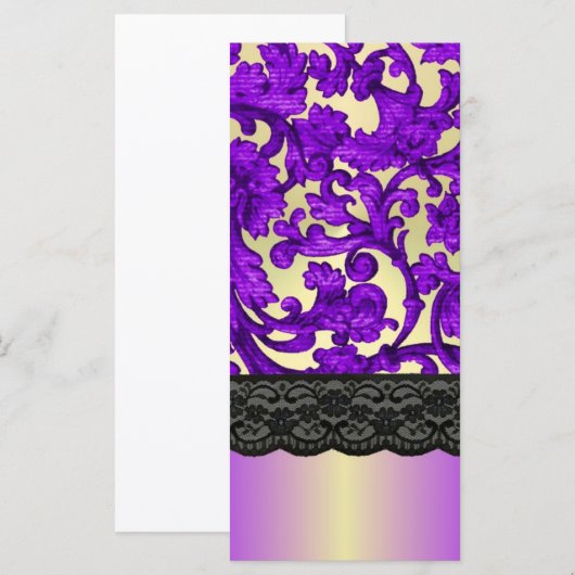 Purple & gold lace damask (Front/Back)