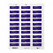 Purple Gold Lace Henna Address Label