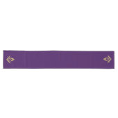 Purple & Gold Masonic Table Runners | Freemason | Zazzle