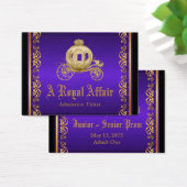 Purple Gold Royal Affair Prom Admission Tickets (Desk)