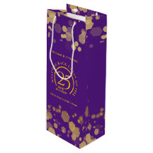 Purple & Gold School College Class Reunion