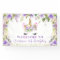 Purple Gold Unicorn Floral Birthday Party Banner