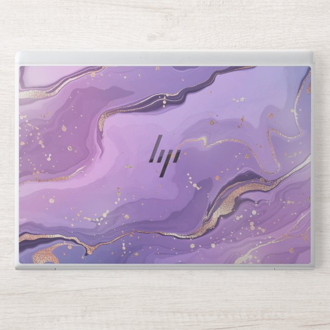 Purple-Golden HP EliteBook 830 G5/G6 HP Laptop Skin (Front)