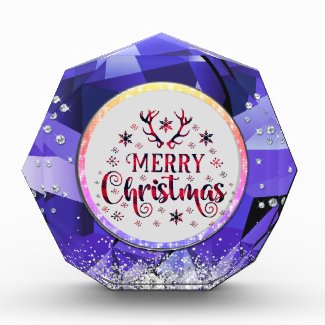 Purple Gorgeous Emerald  Merry Christmas