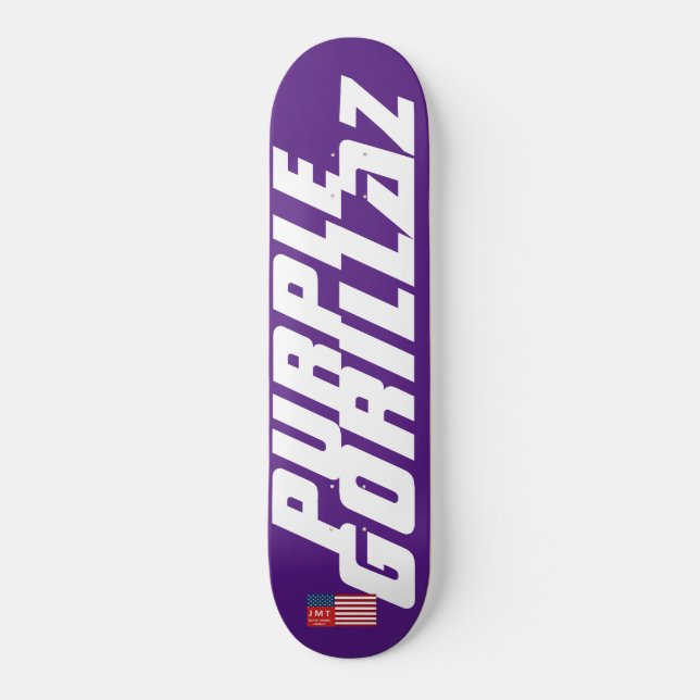 PURPLE GORILLAZ Skateboard (Front)