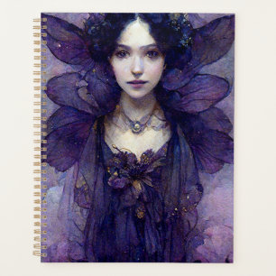 Purple Gothic Fairy Fantasy Art Planner