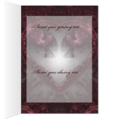 Purple Gothic Heart 001 Cards (Inside (Right))